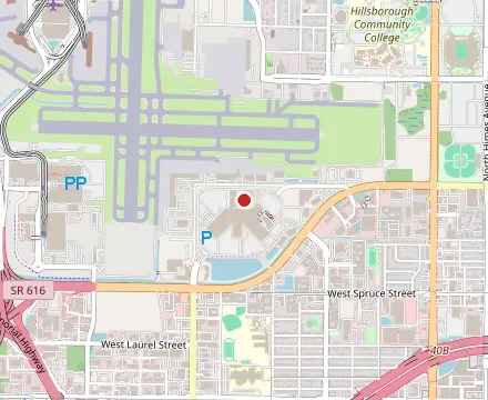 Map showing Doc B's Restaurant