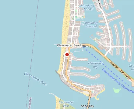 Map showing Ocean Hai