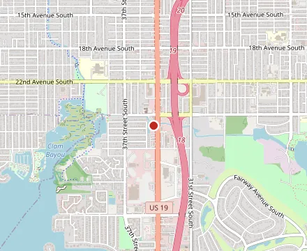 Map showing Skyway Jack's Restaurant