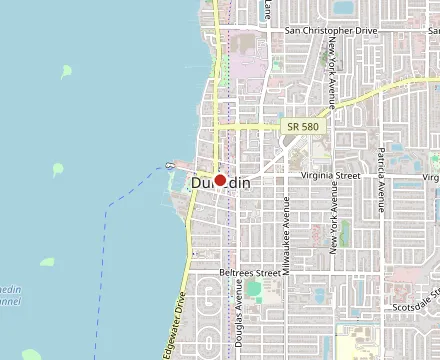 Map showing The Black Pearl