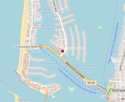 Map showing Island Way Grill