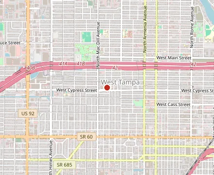 Map showing Alessi Bakeries Food Market
