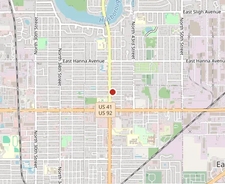Map showing Big John's Alabama Bar-B-Q