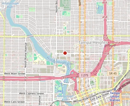 Map showing Rocca