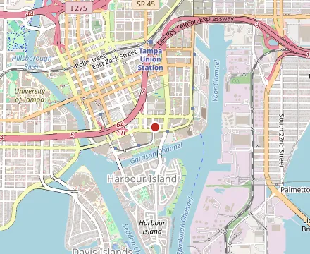 Map showing Boulon Brasserie and Bakery