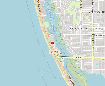 Map showing Salt Rock Grill